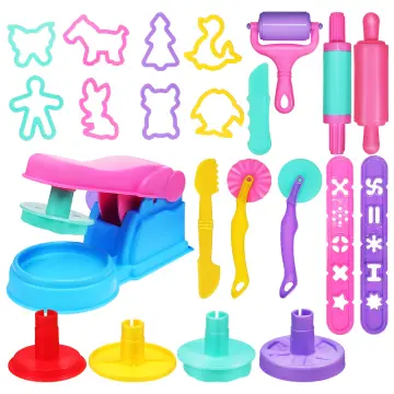 6Pcs/Set Polymer Clay Playdough Modeling Mould Play Doh Tools Toys Mold Toy