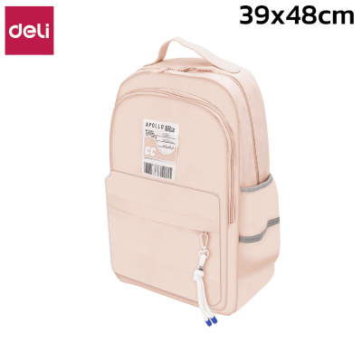 กระเป๋าสะพายหลัง จุของได้เยอะ กระเป๋าเป้ School Backpack ขนาด 39x48ซม. สีพาสเทล ใส่เสื้อผ้าเดินทาง ใส่เครื่องเขียน สมุด เรียนหนังสือ Beautiez