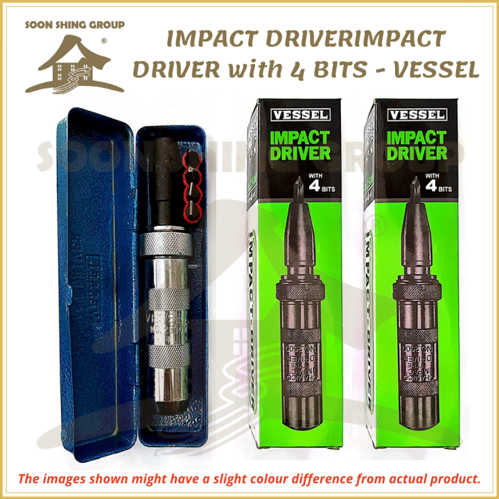 IMPACT DRIVERIMPACT DRIVER WITH 4 BITS VESSEL Lazada