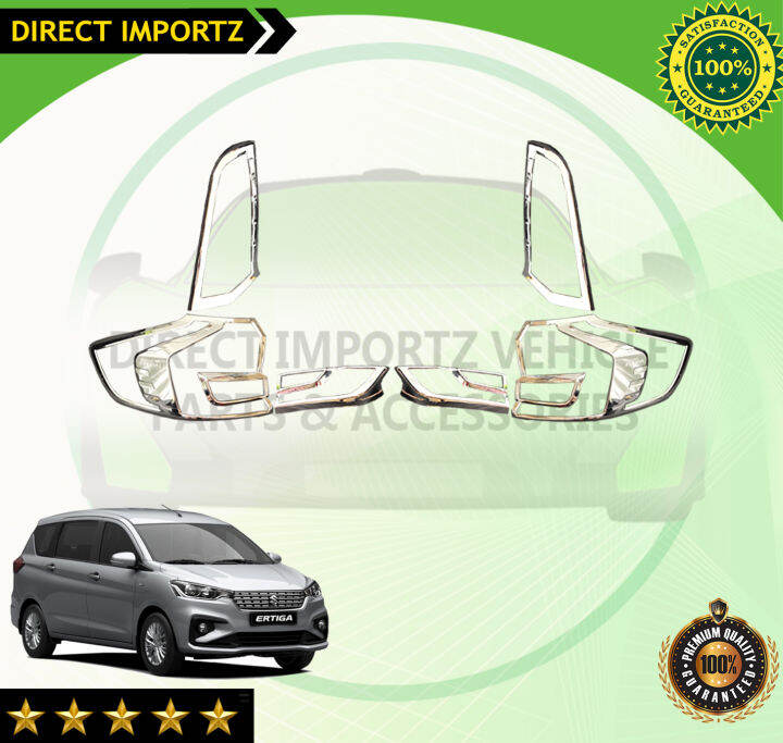 Suzuki Ertiga 2019 to 2022 Tail Light Garnish Cover Chrome 2020 2021