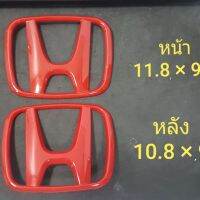 HONDA CIVIC FC RED โลโก้ติดหน้าหลัง ตรงรุ่น FC  สีแดง ราคาต่อคู่