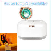 2 in 1 Mini Wireless Sunset Lamp Humidifier 300ML Capacity Home Mist Maker Fog Sprayer Humidifiers Ambient Light