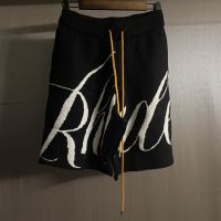 NWXW RHUDE jacquard drawstring wool High Street shorts knitted mens and womens casual pants vintage pantsTH