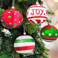 Holiday Ornaments Decorative Hanging Balls Christmas Ball Ornaments Xmas Tree Decorations Painted Christmas Balls