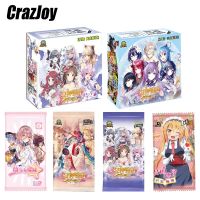 Kawaii Japanese Anime Goddess Story Collection rare Cards box Child Kids Birthday Gift Game collectibles Cards for children toys