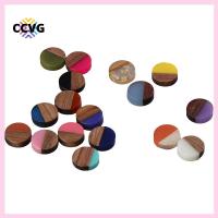 CCVG 50ชิ้น50ชิ้นเรซินไม้ Cabochons ลูกปัดไม้เรซินไม้ผสมสีเรขาคณิตรูปสี่เหลี่ยมขนมเปียกปูนไม้รูปสี่เหลี่ยมขนมเปียกปูนไม้ธรรมชาติวินเทจเครื่องประดับ DIY งานฝีมือทำหัตถกรรมค้นพบเครื่องประดับต่างหู