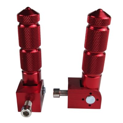 8mm Universal Pedals Folded Footrest Footpeg Compatible For Motorcycles Bicycles Electric Vehicles Mopeds Karts Scooters D7YA