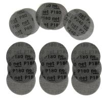 10PCS 5" 125mm Mesh Sandpaper Sanding Discs Anti-blocking Dry Grinding 80 180 240 Grit