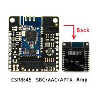 DC 12V / 5V CSR8645 APT-X Lossless Music Hifi 4.0 ตัวรับ บอร์ด เครื่องขยายเสียงโมดูลสําหรับเครื่องขยายเสียงรถยนต์ ลําโพง