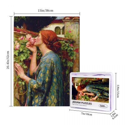 John William Waterhouse - The Soul Of The Rose, 1903 Wooden Jigsaw Puzzle 500 Pieces Educational Toy Painting Art Decor Decompression toys 500pcs
