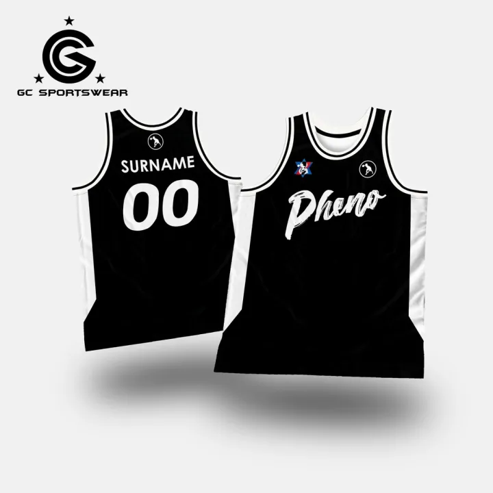 PHENO BLACK GC JERSEY FULL SUBLIMATION Basketball Jersey Lazada PH