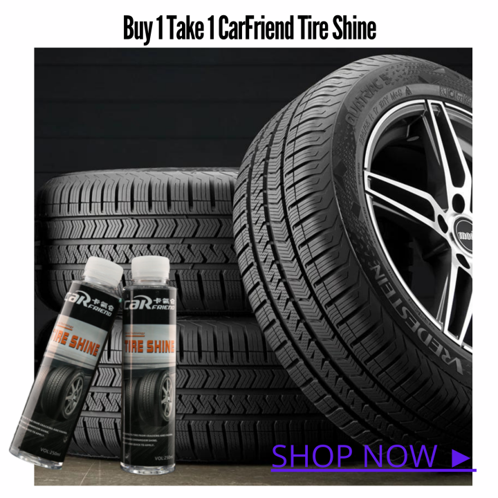 Buy 1 Take 1 Tire Shine High Gloss Tire Black Nano Tech Water Resistant
