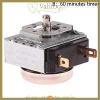 Valitoo ตัวควบคุมเวลาสวิตช์หน่วงเวลาตัวตั้งเวลา1ชิ้น30 60 120นาที15A 125V 16A 250V