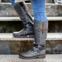 ผู้หญิง Mild-Calf Boot รองเท้าผู้หญิงหญิงแฟชั่น2022ใหม่ฤดูใบไม้ร่วงฤดูหนาว Platfrom สูงรองเท้าผู้หญิงรองเท้าสุภาพสตรีขนาดใหญ่43