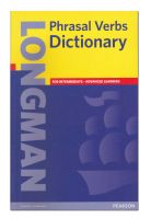 หนังสือ LONGMAN Phrasal Verbs Dictionary