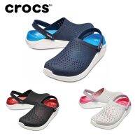 COD #ราคาพิเศษ#Crocs LiteRide™ สวมรุ่นใหม่ใส่สบาย，รองเท้าชายหาดGHCVB