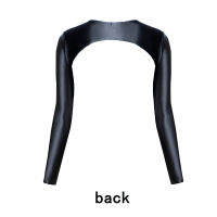 XCKNY Silky Glossy Sexy Tights Front Letter Zipper Gloss Long Sleeve Strap Backless Yoga Casual Beach Swimsuit