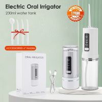 ZZOOI Foldable Oral Irrigator USB Rechargeable Water Floss Portable Dental Water Flosser Jet Irrigator Dental Teeth Cleaner Oral Care