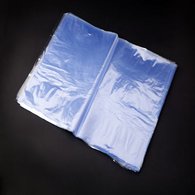 100Pcslot PVC Clear Plastic Heat Shrinkable Packing Bag Household Sundries Clothes Shoes Recyclable Shrink Wrap Film Pouches