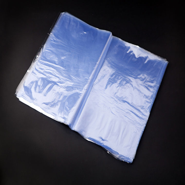 ถุงฟิล์มพีวีซีห่อหดความร้อน100ชิ้นถุงบรรจุหีบห่อพลาสติกหดได้กระเป๋าใส่ของใสด้วยความร้อนหดได้