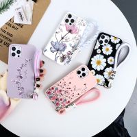 {OLI STUDIO}ข้อมือแขวนปก ForRedmiNote 8ครั้ง9 8 10 11ครั้ง11 Lite 5กรัม NE Poco X310TF3 9C NFC K40 M4FlowerCase