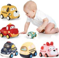 【CC】 Baby Car Cars Soft  amp;amp Sturdy Pull Back Racing Kids Educational for Children Boys 1-5 Years