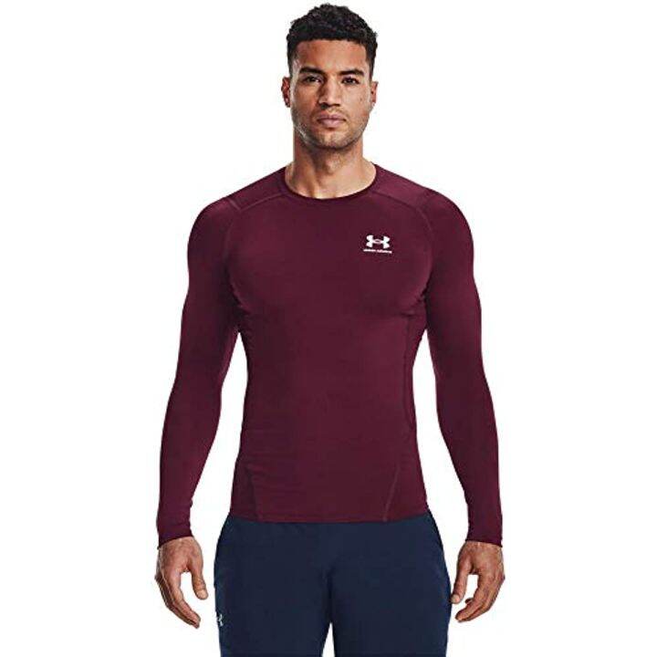 Under Armour Men's HeatGear Compression LongSleeve TShirt Lazada