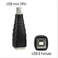 มินิ Usb 5ขา Usb ตัวผู้2.0 B ประเภทตัวเมียเครื่องพิมพ์อุปกรณ์อ่านโค้ดในรถยนต์ขั้วต่อ M/f คุณภาพสูง Usb 2.0มินิยูเอสบีเพื่อ Usb