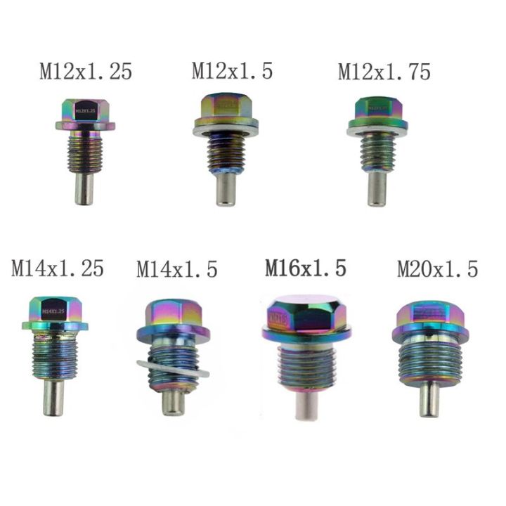 aluminium-alloy-m12x1-5-m12x1-25-m14x1-5-magnetic-oil-drain-plug-amp-oil-drain-sump-nut-a-lot-of-sizi-available-odp12125-1215-14