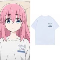 Anime Kawaii BOCCHI THE ROCK Gotoh Hitori Graphic T-shirts Cute Summer Tops Men Fashion Manga Tees Unisex Cotton Tshirt