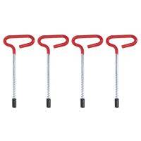 4 Pcs Ground Nail Threaded Peg Nail Tent Fixer Accessory Tent Nail Ice Fishing Anchors Tool