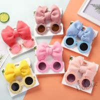 【hot sale】⊕┅ C05 1Set Baby Headband Solid Color Sunglasses Strap Nylon Hairband Set Infant Hair Accessories