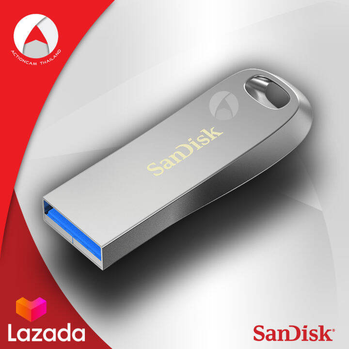 sandisk-flash-drive-ultra-luxe-usb-3-1-128gb-sdcz74-128g-g46-แฟลชไดร์ฟ-เมมโมรี่-การ์ด-แซนดิส-โดย-ซินเน็ค-อุปกรณ์จัดเก็บข้อมูล-คอมพิวเตอร์-โน็ตบุ๊ค-computer-pc-notebook-mac-รับประกัน-synnex-5-ปี