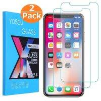 [2pack]ฟิล์มป้องกันจอ สำหรับ Apple IPhone X iPhone แผ่นฟิล์มนิรภัย Screen protector glass film