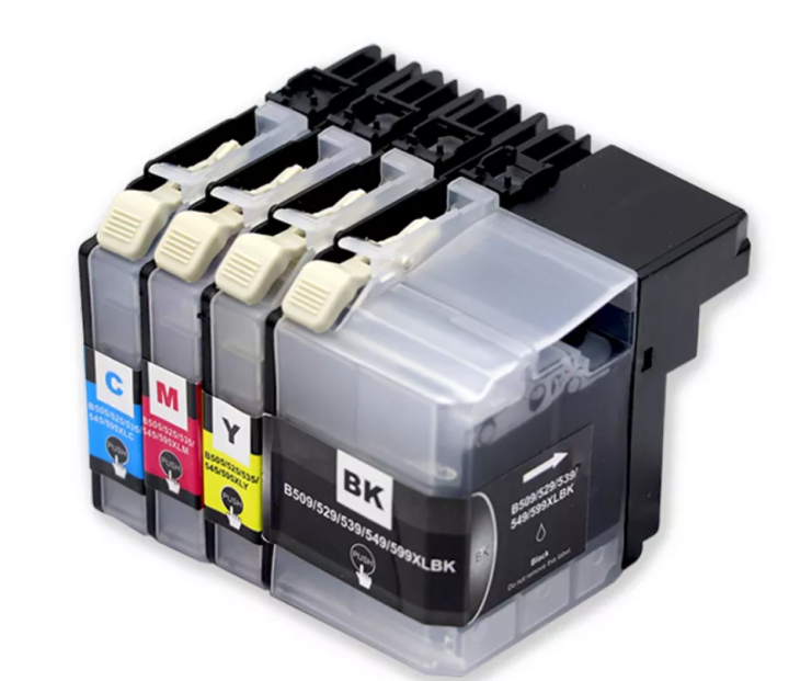 【hot Selling】4 Pack Lc539xl Bk Lc535xl C M Y For Brother Full Set Print Ink Cartridge Compatible 