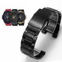 ?ราคาไม่แพงมากที่สุด?สายรัดข้อมือสแตนเลสสำหรับ Casio G-Shock GST-400G GST-B100สายสายนาฬิกาข้อมือ S100D/S110D/โลหะ W110