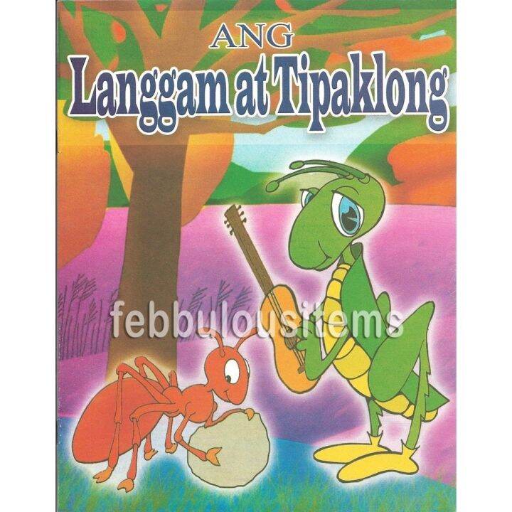 Story Book / Coloring Tagalog/English (Ang Langgam at tipaklong ...