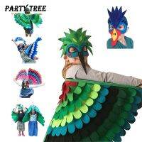 ▣۩∋ Childrens owl cartoon animal costume cosplay bird peacock butterfly wings cloak performance clothing wholesale