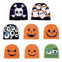 Cute Daily Beanie Knit Hats Lovely Warm Winter Caps Assorted Halloween Theme Design Unisex Headwear for Adults Teens