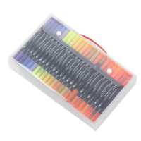Dual Tip Markers 120 Colors Washable Wide Applications Soft Tip Markers Set for Students