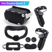Silicone Protective Cover Shell Case For Oculus Quest 2 VR Headset Head Face Cover Eye Pad Handle Grip for Quest2 VR Accessories