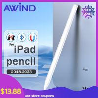 AWIND for Apple Pencil 1st 2nd Generation iPad Pro Accessories Bluetooth Stylus Custom Touch Pen with Wireless Charging Caneta