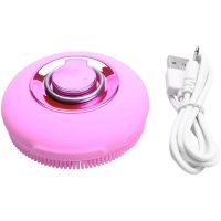 Usb Silicone Beauty Face Cleanser Washing Massager Brush Hand Ring Waterproof Charging Cleansing Instrument Facial Skin Care