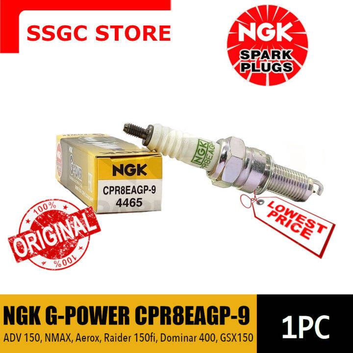 NGK Platinum Spark Plug CPR8EAGP9 (ADV150, NMAX, Aerox, Raider 150 Fi