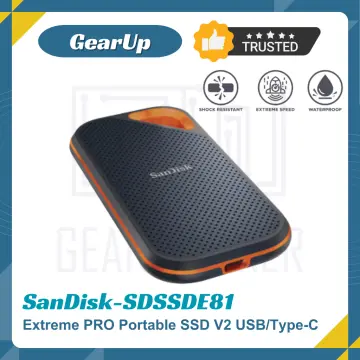 SanDisk 1TB Portable SSD - Up to 520MB/s, USB-C, USB 3.2 Gen 2