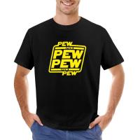 Pew Pew Pew T-Shirt Plus Size T Shirts Graphic T Shirt Cute Clothes Mens Graphic T-Shirts Funny