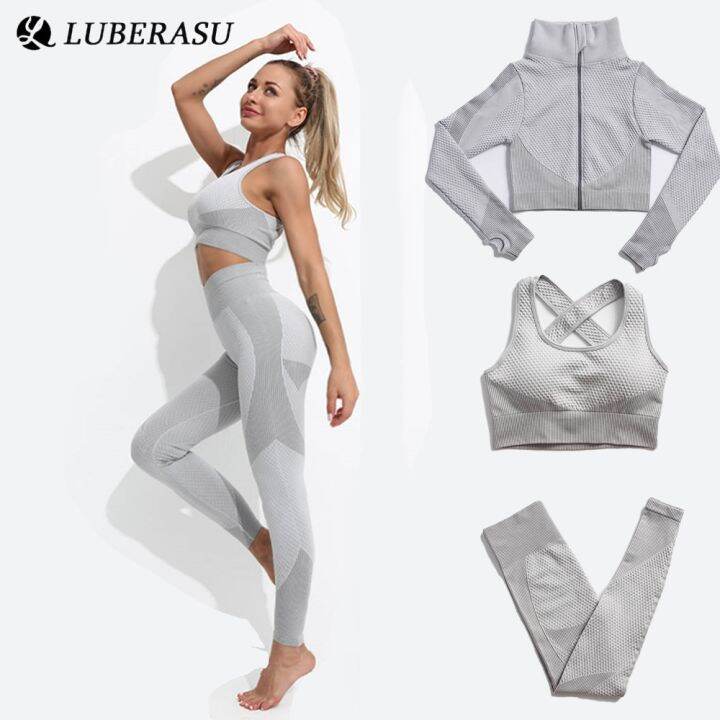 short-bar-seamless-women-yoga-set-workout-sportswear-gym-clothing-fitness-long-sleeve-crop-top-high-waist-leggings-sports-suits