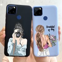 Case For Realme C20 C17 C15 C12 C11 Phone Case Soft Silicone Back Cover Candy Painted for girls Casing For Realme C20 2021 C17 C15 C12 C11