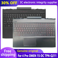 ใหม่สหรัฐ Rufr แป้นพิมพ์แล็ปท็อปสำหรับ HP OMEN 15-DC 15-DC0005TX TPN-Q211 Palmrest บนปก Backlit เปลี่ยนแป้นพิมพ์ L32774-001