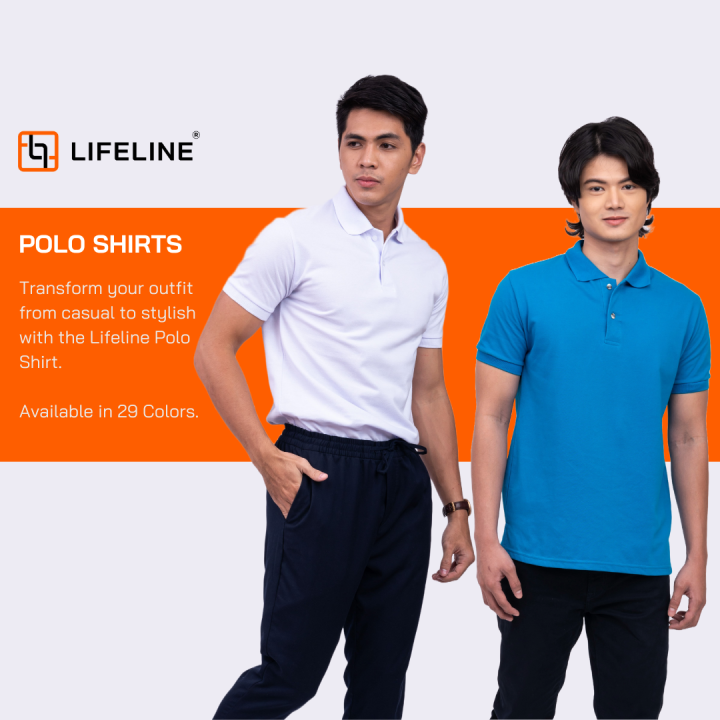Lifeline Polo Shirt (29 Colors) Lazada PH